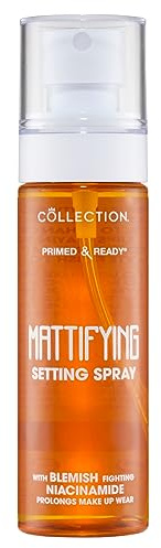 Collection Cosmetics Primed & Ready Spray matifiant, longue durée jusqu'à 16 heures, finition mate