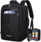 Lubardy Mochila de Viaje Hombre Mochila de Cabina Avion Grande Mochila Portatil 17.3 Pulgadas Impermeable Mochila Maleta Mochila Equipaje de Mano