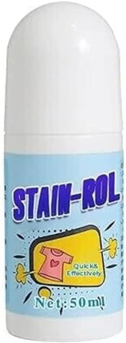 Hualabo Tragbarer Fleckenentferner Roller-Ball, No-wash Instant Stain Remover Stift, Notfall-Fleckenentferner Rollerball Reiniger, Magic Stain Remover Rolling Bead (1 Stück)