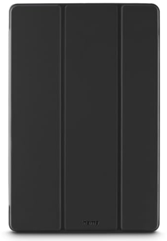 Hama Hülle für Samsung Galaxy Tab S9 FE+ 12.4“ (Standfunktion, Magnet, Tablethülle, Tablet Case, Stand, Fold, Klapphülle, Schutz, transparent, Flipcase, robust, Business Look) schwarz