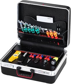 Parat Werkzeugkoffer CLASSIC Deep Space TSA LOOK CP-7 (mit Dokumentenfach, Zweiseitige Werkzeugtafel, Soft-Touch Tragegriff, stabiler Doppel-Aluminiumrahmen, Werkzeugtasche) 588070171