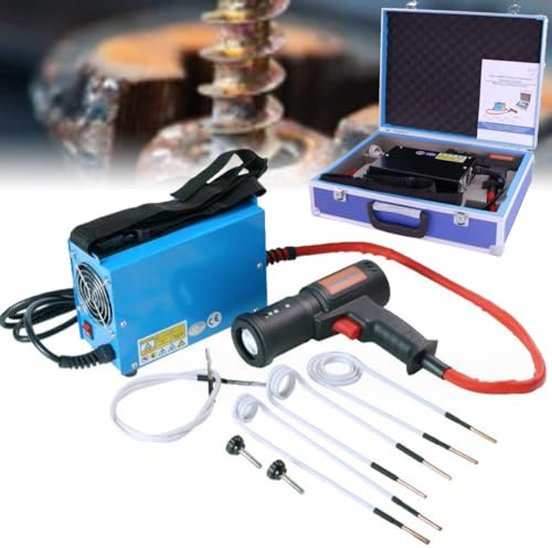 ZHPPED Magnetic Induction Heater Kit 1500W High Intensity Handheld Magnetic Heater Screw Remover Induction Heater Bolt Remover Flameless Heat Tool for Car Truck,220V