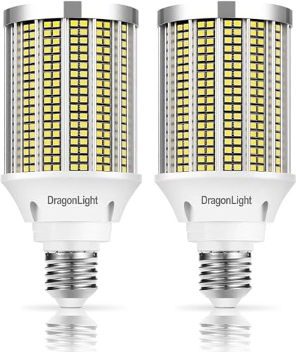 DragonLight Lampadina LED super luminosa da 50W (sostituisce 400 Watt) – E27 Lampadina LED Edison – 6000K bianco freddo 5000lm per illuminazione commerciale – garage officina ufficio cortile