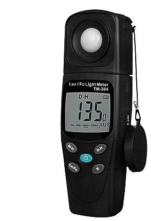 Mesureurs de lumière Luxmètre LUX/FC Mesure Le Rayonnement Ultraviolet Luxmètre Numérique 200 000 Lux Compteur De Lumière Test Spectres Gamme Automatique Photomètre