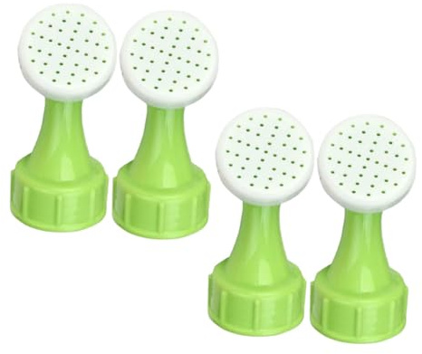 PHENOFICE 4 Stück Flaschensprenger aus Kunststoff für Gartenbewässerung mit Feiner Bewässerung und Grate für Gießkannen und Wasserflaschen im Garten