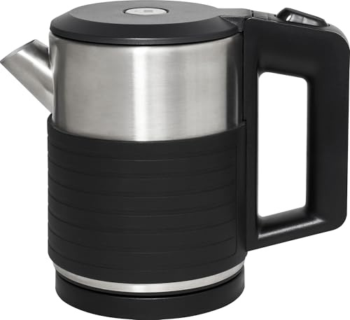 Corby Canterbury 0,6 l doppelwandiger Wasserkocher aus gebürstetem Stahl – EU-Stecker