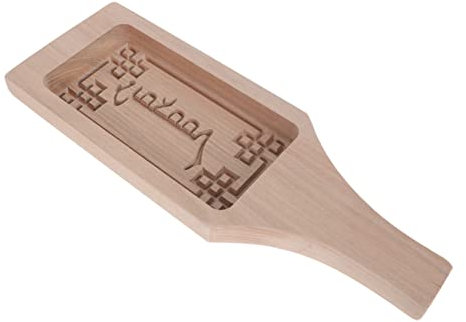 Moule à Biscuits en Bois Khaki pour Lait Caillé, 1 Pièce