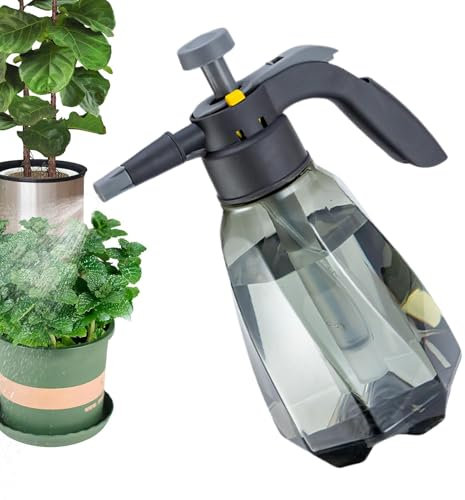 Nubamzy Annaffiatoio a pressione ad aria – Annaffiatoio da giardino con pompa a pressione, ugello regolabile da 1,5 l, per giardino, piante in vaso, fiori e cura del prato