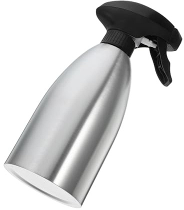 Gatuida Rociador Inoxidable Jardinería Botella Pulverizadora de Atomizador Manual para Plantas y Limpieza Spray de para Interiores y Exteriores