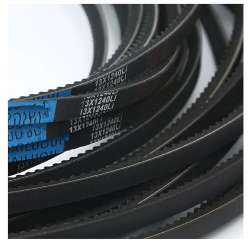 Belt Transmission Type AX 13X Cogged V Belt Drive Rubber Toothed Conveyor Belts Transport Strap 500 610 686 720 800 880 940 1000 1067mm Drive Belt(Li 1016mm)