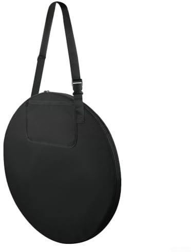 Bulevisiter Oxford - Bolsa de almacenamiento plegable de tela para tienda de campaña portátil de privacidad, vestuario de playa y equipo al aire libre, 58 x 58 x 4 cm, color negro