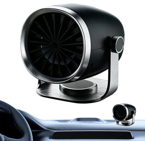 Chauffage De Voiture - Appareil Électrique Instantané, Fonction Soufflerie Chaude Et Flux D’air Polyvalent, Technologie Dégivrante Renforcée, Branchement -cigare Pratique | Ventilateur Chauffant