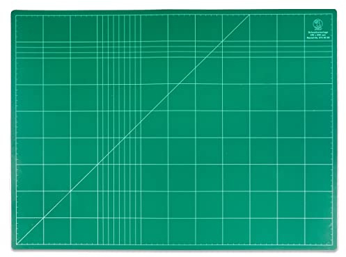 Ursus 8720000 - Schneidunterlage 3 mm, 45 x 60 cm, Bastelunterlage, zum Basteln, Schneiden und Malen grün