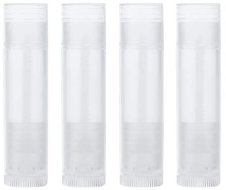 Leer Behälter Lippenbalsam Hülse mit Kappen 25pcs