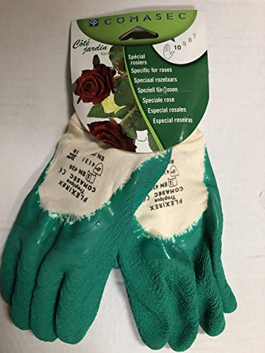 3 PAIRES DE GANTS SPÉCIAL ROSIERS -JARDIN - EN 4132 - FLEXIREX TROPIQUE TAILLE 10
