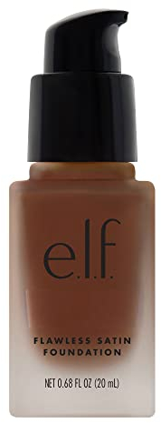 e.l.f. Flawless Finish Foundation, leicht und mittlere Deckkraft, seidenmatte Oberfläche, Espresso, 20 ml