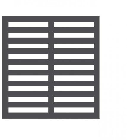 Grille Droite Pour Armoire Réfrigérée - Combisteel