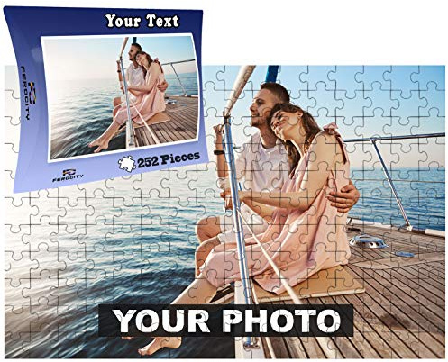 Foto-Puzzle mit Eigenem Foto Bild Selbst Bedrucken 33 x 26 Selbst Gestalten in inkl. hochwertiger Verpackung Geschenkidee zum Valentinstag, 252 Teile mit Kartonverpackung [126]
