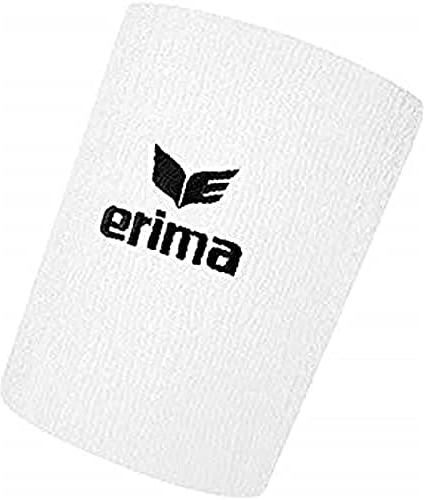 Erima Erwachsene Absorbierendes Basic Schweißband (7242109), weiß, 1