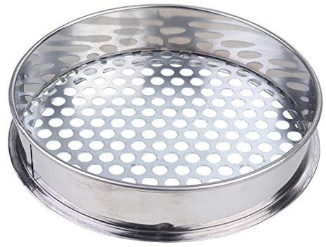 1pièce Tamis De Jardin Acier Inoxydable Tamisage Sol Et Compost Avec Maillage Rond De Outil Pratique Pour Éliminer Pierres Et Affiner La Terre Avant Plantation