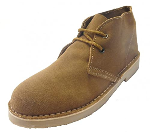mazeys Retro ökenstövlar för män, Sand beige, 41.5 EU