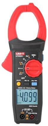 UNI-T UT205A+/UT206A+ 1000A AC Clamp Meters Resistance Capacitance Frequency Measurement (UT206A+ Display Count 6099)