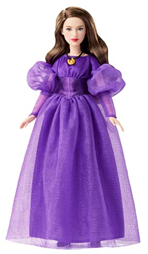Mattel DISNEY Arielle, die Meerjungfrau - Vanessa Bösewicht in menschlicher Form mit lila Kleid, abnehmbaren Schuhen und Halskette, für Fans des Films und für Kinder ab 3 Jahren, HMX21