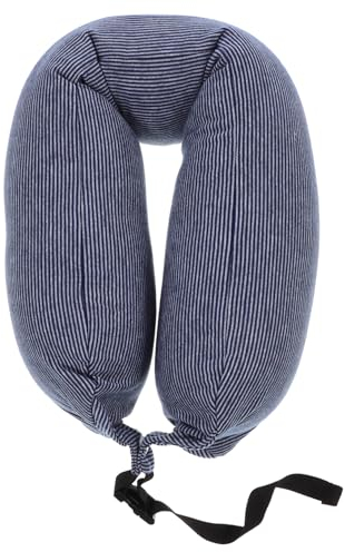 TOPBATHY U-förmiges Ergonomisches Nackenkissen mit Polyesterfasern und Polystyrolpartikeln Komfortable Nackenstütze für Reise und Büro Tragbares Multifunktionales Kissen
