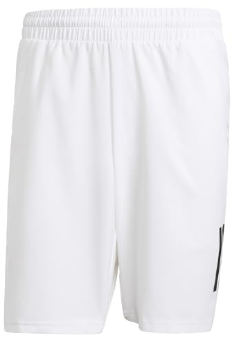 adidas Men's Club Tennis Climacool 3-Stripes Shorts, White, XXL