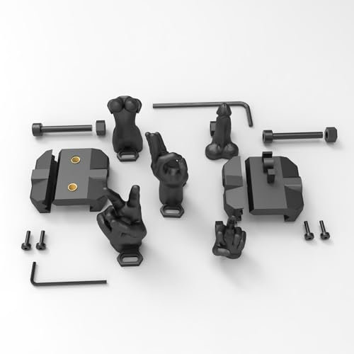 OptiX – Viseur Original et Modulaire pour Rails Picatinny | 5 Modules Personnalisables, 2 Bases | Clés Allen et visserie Incluses | Idéal pour Airsoft et Tir | Fabrication 3D Haut de Gamme