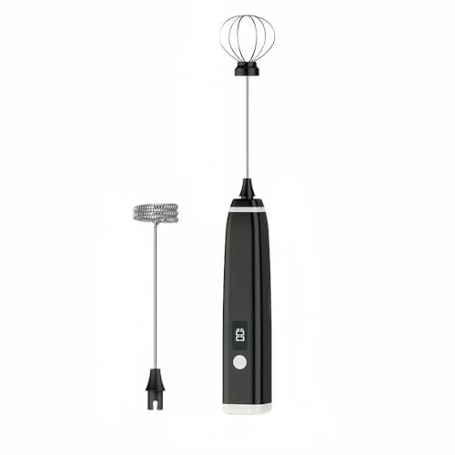 NYSDM 4 in 1 USB Ricaricabile Elettrico Mixer con Display Digitale Professionale Strumento di miscelazione di Torte caffè Panna Uova frullini