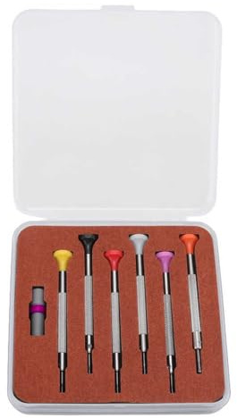 Kit di cacciaviti professionali per orologiaio, 5 pezzi, set di cacciaviti di precisione T0,8 mm-1,8 mm, set di cacciaviti piccoli per riparazione di gioielli e occhiali da vista