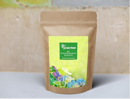 Bio Stiefmütterchenkraut geschnitten 100g Stiefmütterchenkraut Tee Nachhaltig und biologisch angebaut Heartsease wort cutted DE-ÖKO-044