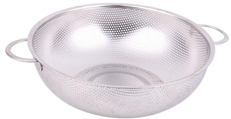 NOLITOY Panier à Légumes et Fruits Acier Inoxydable avec Double Poignées Passoire Multi-usage pour Rinçage et Égouttage Rapide Résistant Rouille et Compatible Lave-vaisselle