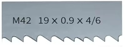 1PCS M42 Bimetall Bandsägeblätter 1085-1440mm Bandsägeblätter Schneiden Hartholz, Metall(19x0.9mm 4-6Tpi,Length 1085mm)