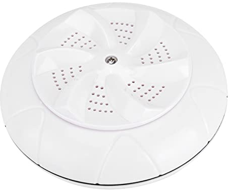 Generic Mini Lavatrice Portatile a Ultrasuoni da Viaggio, Lavanderia per Bambini, Alimentata Tramite USB (WHITE)