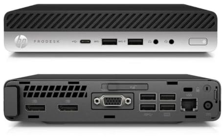 HP ProDesk 600 G3 Mini PC | Intel Core i5 7° Gen | RAM 8GB DDR4 | SSD 256GB | DP | Windows 11 Pro | Desktop Compatto Ufficio e Smart Working (Ricondizionato)