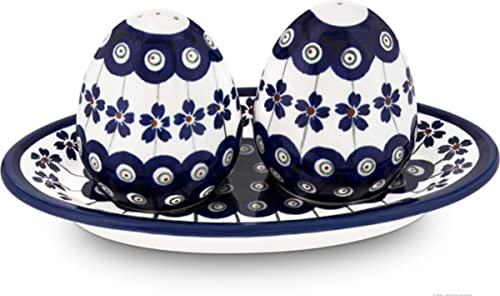 Bunzlauer Keramik - Set spargisale e spargipepe originale, motivo decorativo 166a