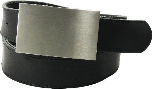 Harrys-Collection Unisex Tresorgürtel Echtleder 4 cm, schwarz, BW: 95 | 100% Vollrindleder, praktischer Safegürtel für die Reise, sicheres Geldversteck mit Reißverschluss, RFID Schutz für Karten