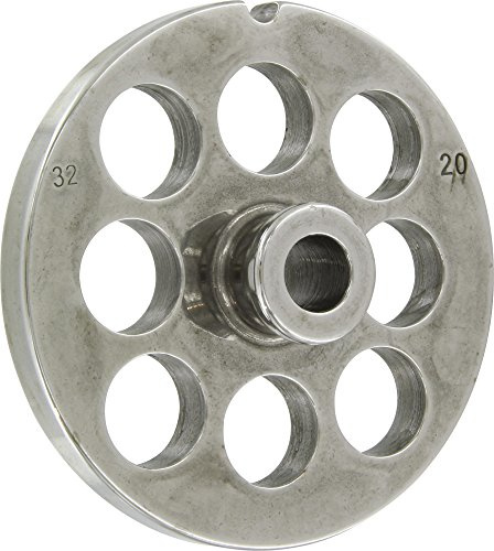 REBER PIASTRA TRAFILA PIASTRA TC. 32 D. 20 ACCIAIO TEMPERATO NON INOX per tritacarne elettrico n.32 diametro fori:20 millimetri
