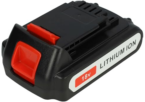 vhbw Battery compatible with Black & Decker BDCJS18, BDCR18, BDCROS18, BDCSP18N, BL186K Electric Power Tools (1500mAh Li-Ion 18V)