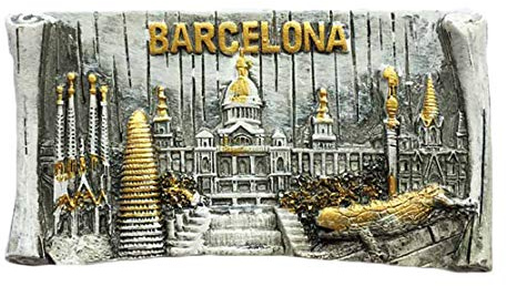 Barcelona Spanien Kühlschrankmagnet, Reise-Souvenir-Aufkleber, Spanien, handgefertigt, Heim- und Küchendekoration, Kühlschrankmagnet