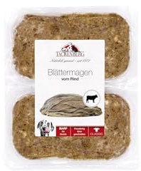 TACKENBERG Barf Blättermagen vom Rind für Hunde - 14 x 500 g - leckeres Frostfleisch als Hundefutter in Premiumqualität - geeignetes Gefrierfutter für übergewichtige Hunde - ohne Zusatzstoffe