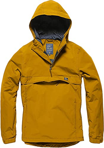 Vintage Industries Shooter Giacca a Vento, Giallo, XL
