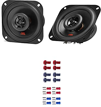 JBL Auto Lautsprecher Boxen Stage2 424 300 Watt 10 cm 2 Wege Koax passend für VW Golf 3 1H 1991-1999 Armaturenbrett vorne