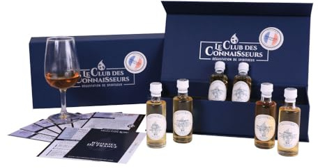 Coffret Dégustation Whisky de France 6 x 40ml - En Solo Ou En Duo - Le Club Des Connaisseurs - Whisky français