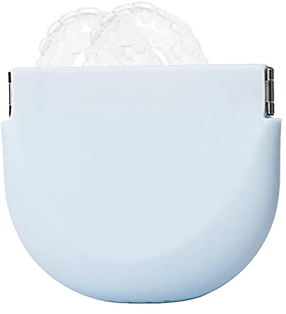 Zasjon Boite Appareil Dentaire en Silicone, Boite a Dentier, Boite pour Prothese Dentaire avce Trous Ventilée, Rangement Appareil Dentaire Boite de Protection