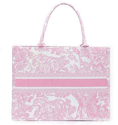 FENGJINRUHUA Modische Luxus-Umhängetasche, Baumwoll-Leinen-Handtasche mit großer Kapazität, Jacquard, Retro und Exquisit