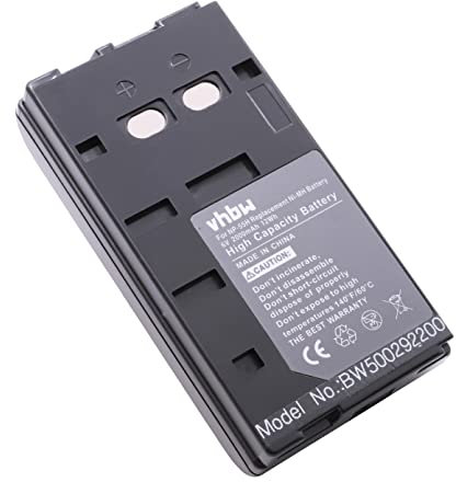 vhbw 1x Batterie Remplacement pour Sony NP-68, NP-66, NP-55, NP-33, NP-99, NP-98, NP-90, NP-78, NP-77 pour caméra vidéo caméscope (2000mAh, 6V, NiMH)