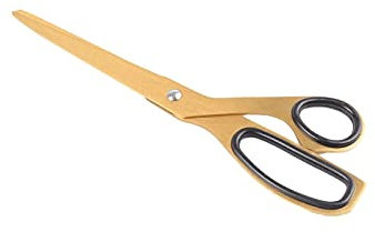 Tijeras de oficina,Tijeras for manualidades,Tijeras asimétricas de latón Tijeras doradas de acero inoxidable Papelería de oficina Tijeras de oficina for el hogar,Tijeras for manualidades,Kits de herra